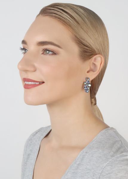 Blue/purple - Water Cascade earrings - Konplott